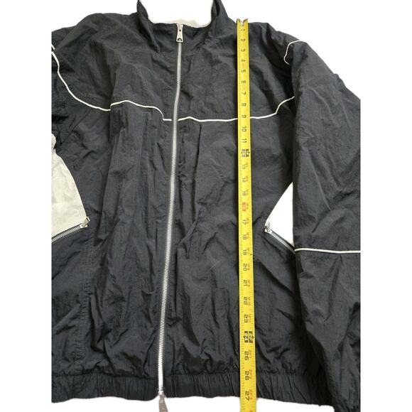 Nike Air Jordan Essentials Warm Up Jacket Men's L Black/White EUC - Picture 3 of 13